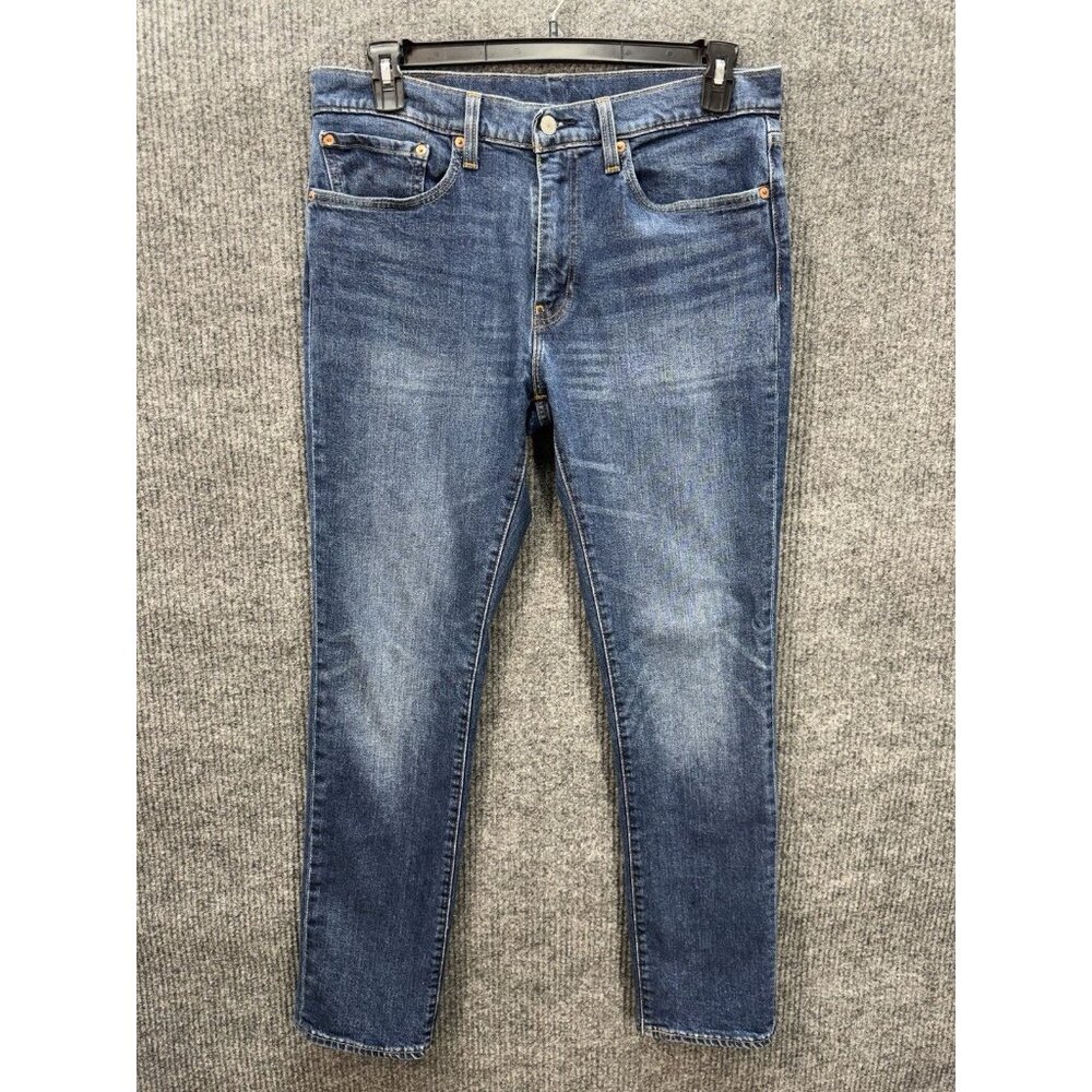 Levis 511 Slim Straight Leg Jeans Men’s 34x32 Blue Premium Denim Big E